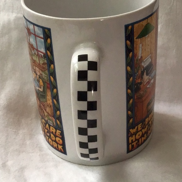 Vintage Mary Engelbreit "We Don't Care How They Do It In New York" Coffee Mug - Picture 2 of 7